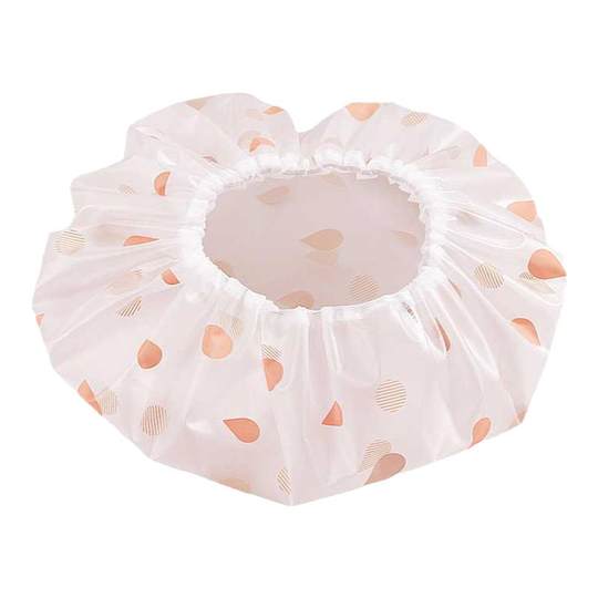 加厚浴帽防水沐浴帽淋浴双层头套帽厨房防油烟帽子女士款洗澡发套