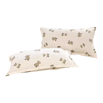 Summer student dormitory soft and skin-friendly pillowcases pair for bedroom home 2024 single and double pillowcases washable