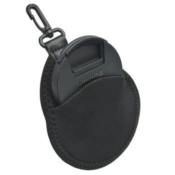 Thickened shock absorbing lens cover anti-lost storage filter bag