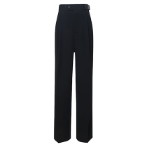 Danbaoluos new dance clothes modern dancers pants striped high-waist straight pants mens adult dance national standard dance pants