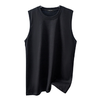 Настоящий Vis Vest Mens Чистый Хлопок Спортивные Choop Choop Choots Sumb Kan Shoulder Sleaveless Мужская Одежда Футболка Легкая