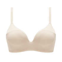 Summer Breathable Seamless Comfortable One-piece Pull-Up Underwear Womens Small Breast Gathering Anti-sagging Wireless Bra