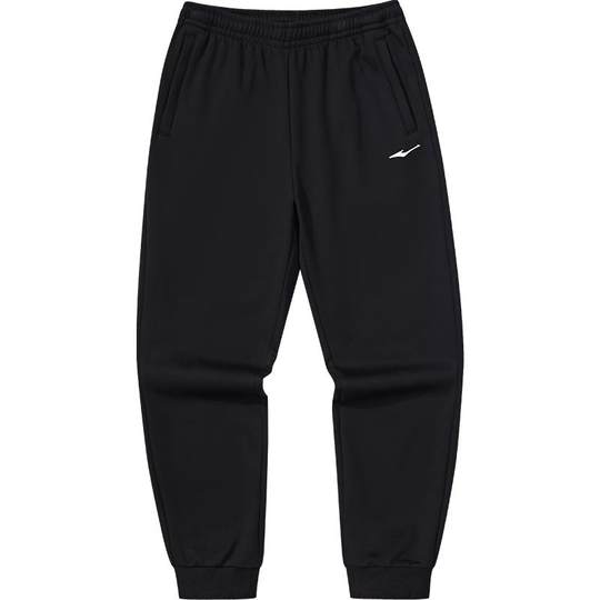 鸿星尔克加绒裤子男冬季新款运动卫裤男士休闲裤爸爸长裤加厚男裤