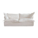 Nordic simple lazy latex small apartment fabric sofa