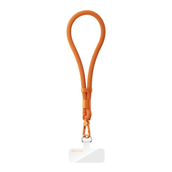 Short anti-loss wrist self-locking lanyard