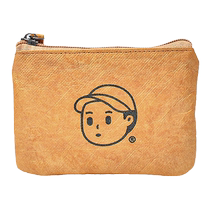 Dupont paper washable kraft paper zipper coin purse simple short ultra-thin large capacity ultra-practical small wallet