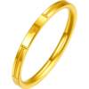 Saturday blessing gold ring 5G pure gold priceless gold