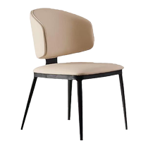 Nanyuan Italian minimalist and durable dining chairs modern simple dining tables and chairs home back chairs high-end light luxury restaurant stools