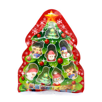 Christmas Tree Marshmallows in Various Shapes, Santa Claus, Snowman, Reindeer, Bagged Wholesale Holiday Decorations, Children's Gift Packs, Snacks