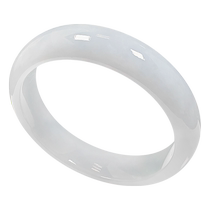 (Self-operated) Qianyu Pickup Burmese natural A-grade jadeite moist light-colored elegant fresh and delicate old wide bracelet