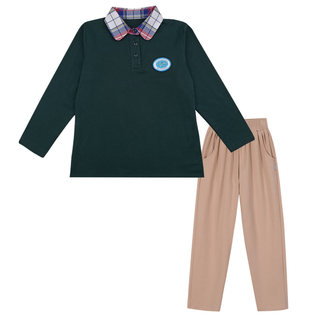 广州小学生初中生校服明珠集团同款加厚外套冬装加绒裤套装新英才