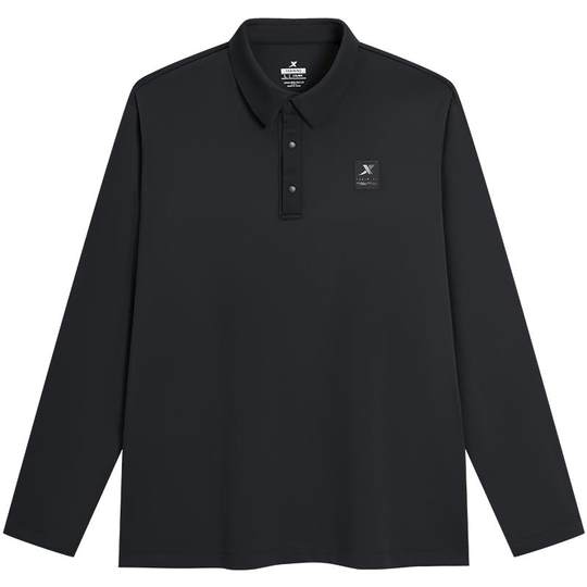 POLO shirt men's 2025 autumn new men's sportswear fitness long-sleeved T-shirt lapel sweatshirt