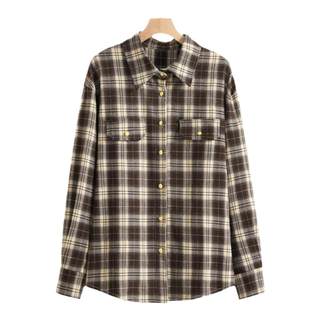 Dahong official selection store chestnut sumelad shirt