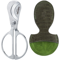 LUBINSKI cigar scissors are sharp and smooth stainless steel scissors handles Cuban diamond cutting large diameter smoking tools