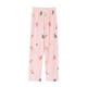 Pure cotton pajamas women's spring and summer trousers thick knitted cotton