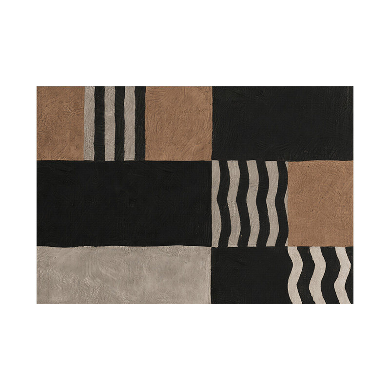 Kitchen floor mats, retro style, wipeable, washable, stain-resistant floor mats