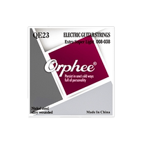 Orphee Q series electric guitar strings are nickel-plated and rust-proof a complete set of electric guitar strings