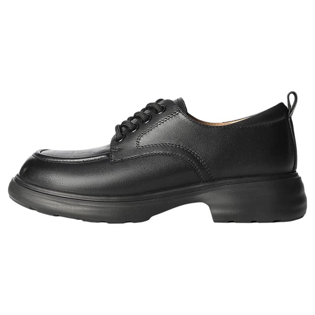 Senda Oxford shoes women's 2025 new style shopping mall commuter cowhide thick-soled casual small leather shoes XKK02