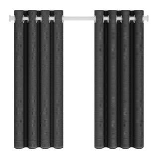 100% black curtains that block light during the day