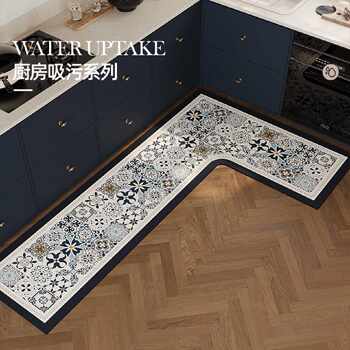 Diatom mud kitchen floor mats can be wiped and washed, non-slip and anti-oil, special floor mats that absorb water and oil, and can be customized for no-clean carpets.