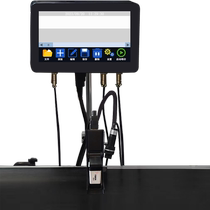 旌元在线喷码机流水线自动打码打生产日期图形二维码条码包装袋纸箱纸盒日期喷码小型流水线喷码机