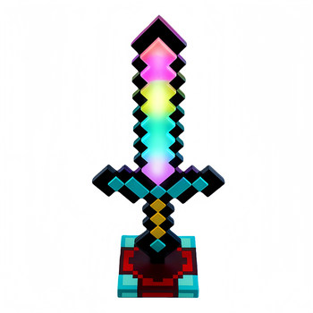 Minecraft mc seven-color diamond sword luminous toy