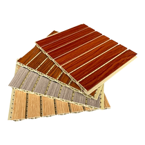 Bamboo fiber sound-absorbing board fireproof zero formaldehyde KTV piano room kindergarten soundproof solid wood wall decoration material