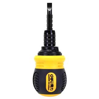 Deli ratschen-teleskop-doppelzweck-schraubendreher-set, flachkopf-kreuzschraubendreher-kombinationsset, reparatur- und demontagewerkzeug