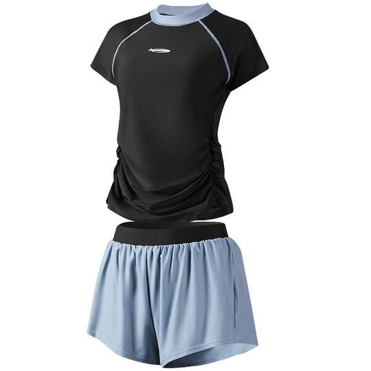 361 degree women's split flat angle large size conservative swimsuit