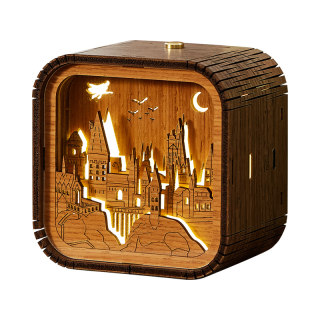 哈利波特音乐盒木质八音盒生日礼物定制儿童小女童女孩女生圣诞节