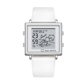 Line kitten joint multifunctional electronic watch for girls