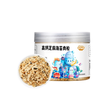 ) Akita Manman fil de viande à haute teneur en calcium mélange de riz au sésame et aux algues nourriture pour enfants nutrition complémentaire porc croustillant 80g