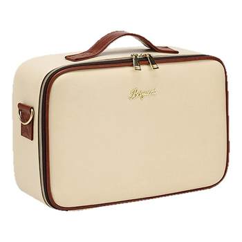 2025 new makeup bag large capacity led light mirror