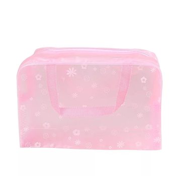 Transparent travel artifact bath bag storage set