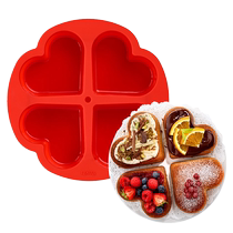 (Self-operated) LEKUE cake mold baking household love-shaped oven silicone baking tool French
