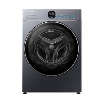 Haier drum washing machine household fully automatic ultra-thin 12kg large capacity elution 65d
