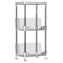 Bathroom storage rack floor-to-ceiling toilet shower room bathroom shelf toilet washbasin sandwich multi-layer storage rack