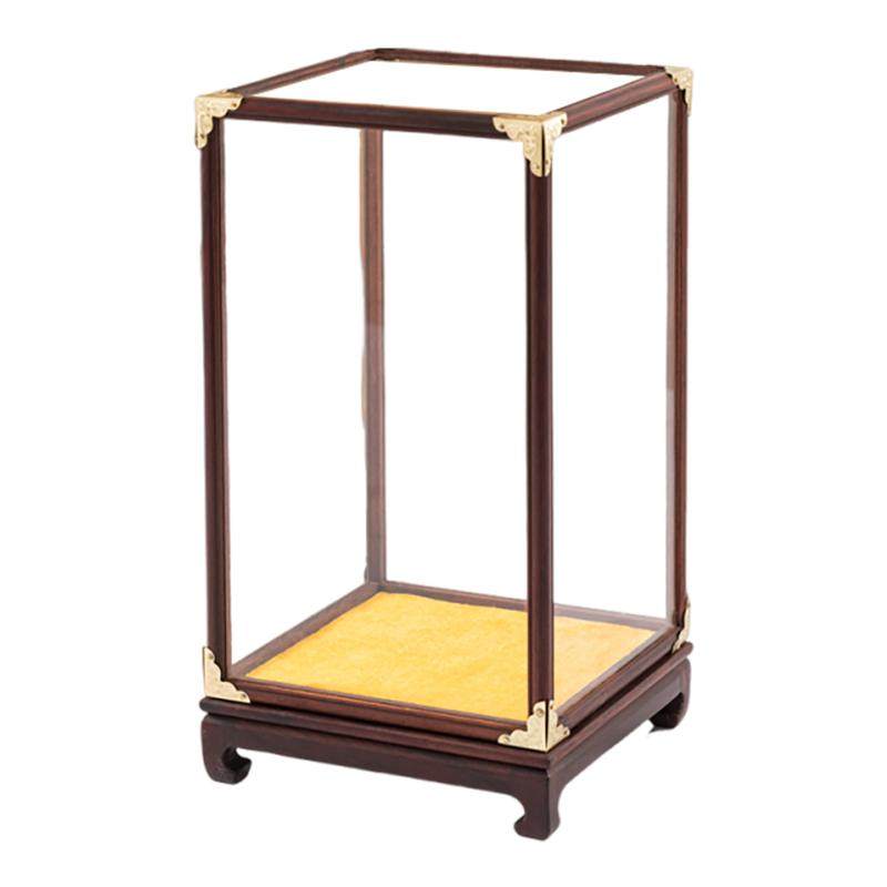 Customized mahogany glass cover display box