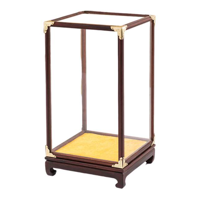 Customized mahogany glass cover display box