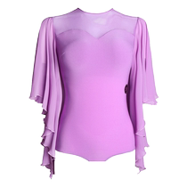 Danbaoluo Waltz Dance Top Womens Round Neck Floating Sleeve Jumpsuit New Modern Dance Practice Wear Ballroom Dance Wear