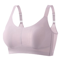 Catman Corset Bra Womens Summer Thin Large Breast Revealing Small Full Cup Sports Shockproof Anti-sagging Seamless Push-up Bra