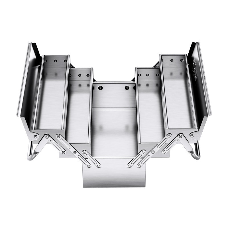Delixi Electric Stainless Steel Flip Toolbox