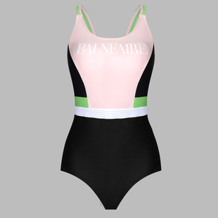 BE范德安MIX系列连体泳衣女 2021年新款清新活泼收腰塑身时尚气质