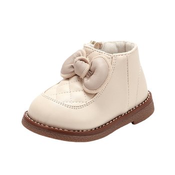 Wear-resistant non-slip soft sole princess shoes for baby girls
