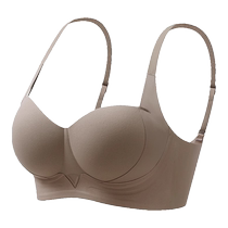 Catman underwear womens small breasts are gathered up to make them look bigger no trace secondary breasts anti-sagging strapless bra no rims