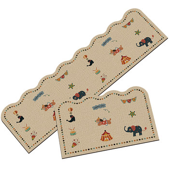 Cartoon kitchen floor mat diatom mud absorbent water and oil absorbent foot mat