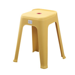 Plastic stool Household adult thickened dwarf stool Modern minimalist Nordic food stool can stack the bench storage net red stool