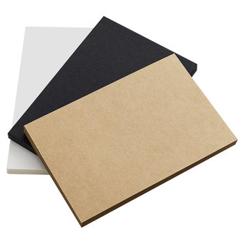 Diy blank postcard thickened simple homemade card