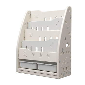 Meigao bear children's bookshelf picture bookshelf storage shelf