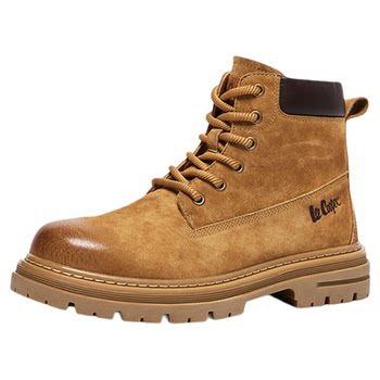 Lee cooper retro martin boots men's 2025 new autumn and winter outdoor fashion boots casual heightening men's boots